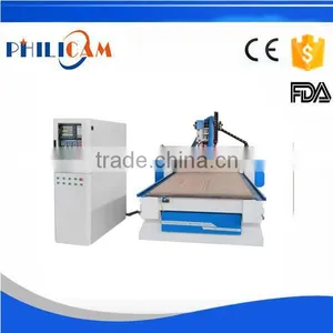 Philicam 2016 Atc Cnc Wood Router Carving Machine Price for Kitchen Cabinet thumbnail-1