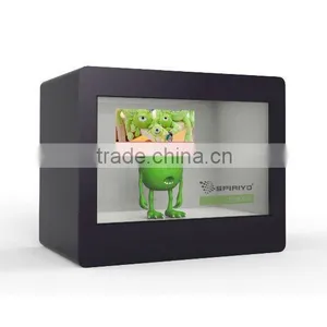 Wall Mounted Frames Advertising Digital Transparent Lcd Display thumbnail-1