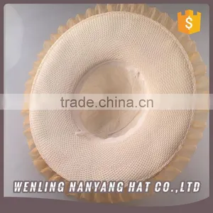 Nice Lace Decoration Stylish Summer Hat Wonder Women Straw Hat thumbnail-5