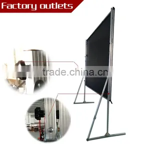 200 Inch 4:3 Fast Foldable Screen /3D Rear & Front Projection Screen Fabric thumbnail-4