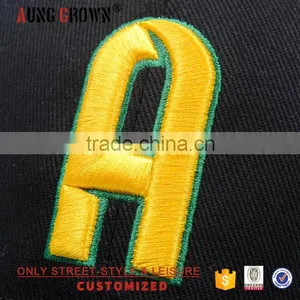 Curved Brim 3d Embroidery Letter Baseball Caps thumbnail-4