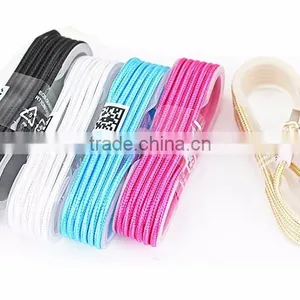 Metal Nylon Woven USB Cable With Blister for I6 Usb Cable Bulk for Iphone 7 thumbnail-2