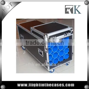 High Quality 16 Piece Blue Color Microphone Stand Flight Case thumbnail-1