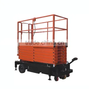 9.0m Scissor Type Elevating Platform With Pulling Device(2) thumbnail-1