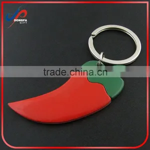 Bright Chili Pepper Keyring in Red or Green Chili thumbnail-1