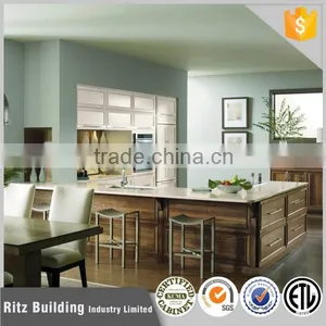 Custom Kitchen Microwave Cabinet, Moderm Kitchen Cabinet thumbnail-1