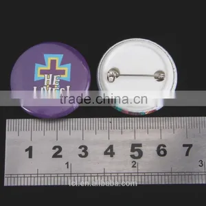 2016 New Arrival Pop Fashion Religious Communities Chritian Jewelry Lapel Pins HE LIVES Pin thumbnail-4