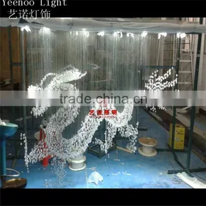Active Fantasy Create 3D Animals, Fiber Optic RGB Color Chandelier Hanging on Ceiling thumbnail-3