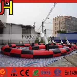 Hot Selling Customized Size Inflatable Go Karts Race Track for Toy Balls thumbnail-2