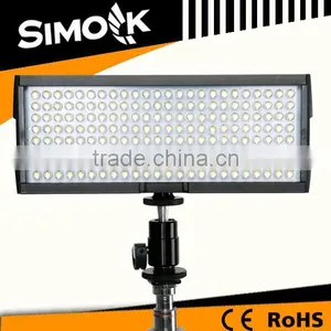 High Power Stackable 12W LED Video Light Panel With Chargeable Battery On Camera thumbnail-4