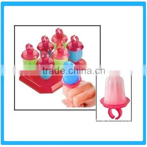 6pcs Ring Shape Ice Mould , Plastic Ice Cream Maker,Cute Ice-Tray Mould , thumbnail-1