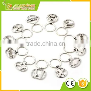 Wholesale Promotional Cheap Audicar Logo Keychains /Metal Key Chains for the Car Brand Keychains thumbnail-1