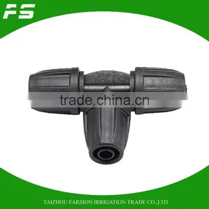 Lock Type Tee Connector Adapter For DN8/11 Irrigation Tube thumbnail-1