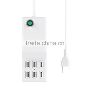 2016 Mobile Phone 6 Ports Usb Desktop Charger Station Socket thumbnail-2