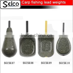 Carp Fishing Square Pear Fishing Leads Weights thumbnail-5