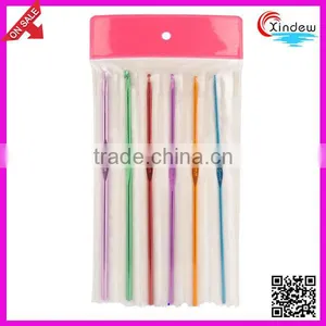 Colorful 15cm Aluminum Crochet Hook thumbnail-2