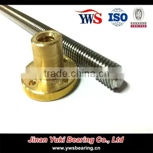 8mm 10mm Lead Screw With Trapezoidal Thread and Brass Nut thumbnail-5