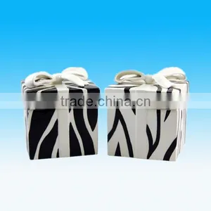 Novelty Black And White Ceramic Gift Box thumbnail-1