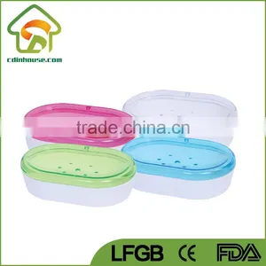 Keep Soap Dry Soap Dish Holder Case With Drain Hole thumbnail-1