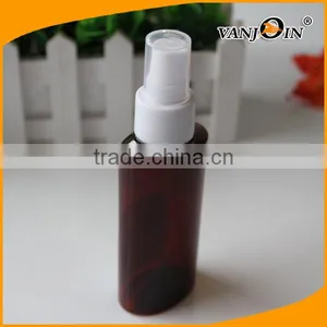 100ml Oval Amber Mist Spray Bottle With White Pumper Sprayer thumbnail-6