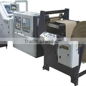 Adjustable Roll Feeding Square Bottom Paper Bag Transformer Machine thumbnail-1