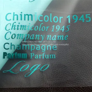 Customized 3M Glue Electroplate Metal Nickel Sticker thumbnail-3