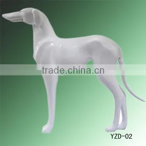 Window Display Fiberglass Animal Dog Mannequins Artesanato Vivos for Sale thumbnail-4