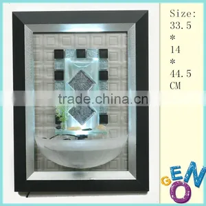 Indoor Wall Handing Ceramic Water Wall Fountain for Home Decoration thumbnail-1