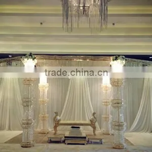 Indian Wedding Crystal Mandaps Stage Decoration thumbnail-2