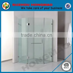 HSR02-90013 1000x1000mm Diamond Shower Enclosure, Cubicle Glass Screen thumbnail-1