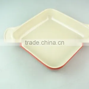 Glazed Red Eco-friendly Feature Ceramic Bakeware, Stocked Bakeware With Good Quality thumbnail-2
