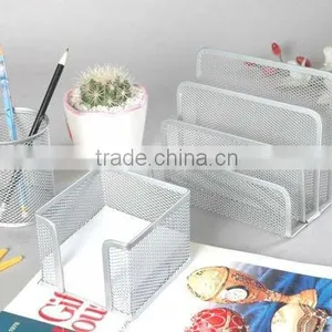 Mini Office Stationery Set (pen Holder+letter Sorter+memo Holder) thumbnail-2