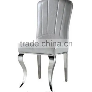 Competitive Price PU Leather Stainless Steel Dining Chair A23 thumbnail-1