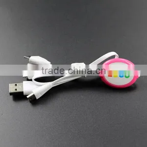 Logo 4 in 1 Charging & Sync Cable for IPhone 6, 6 Plus, 5/5S/5C, 4/4S, IPad 4, Mini, Air, Samsung for Brand Promotion thumbnail-1