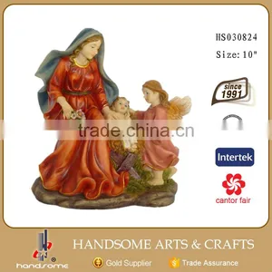 10 Inch Resin Craft Holy Family Figurine thumbnail-2