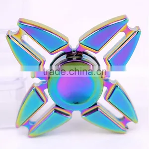 2017 New Popular Finger Toy Color Changing Wind Spinner Hand Fidget Spinner thumbnail-2