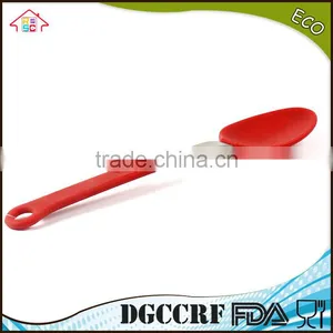 NBRSC Heat Resistant Stainless Steel Kitchen Utensil Premium Silicone Cooking Utensils Scoop Ladle Spoon thumbnail-1