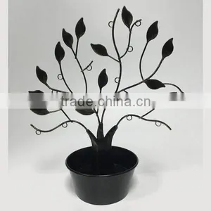 Custom Table Top Handmade Fashion Jewellery Ornaments Store Metal Earring Tree Jewelry Display thumbnail-2