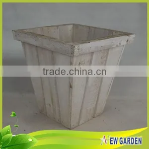 Factory Direct Offered Special Design High Grade Wooden Rectangular Flower Pot thumbnail-3