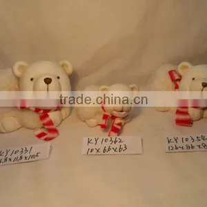 Ceramic Bear With Plush Finish SN11100 thumbnail-1