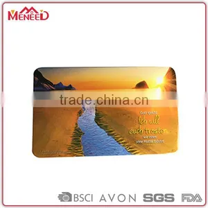 Western Style Beautiful Sunset Print Thin Plastic Pizza Cutting Board, Melamine Cutting Block thumbnail-1