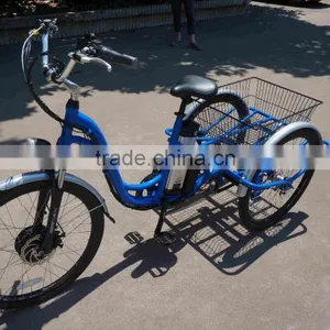 Danish Three Wheel Pedal Assisted Cargo Electric Bike for Sale thumbnail-5