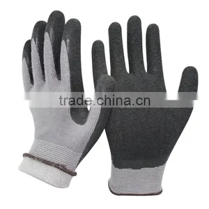 NMSAFETY 13g Nylon and Acrylic for Cold Weather Winter Work Gloves With Rubber Palms thumbnail-1