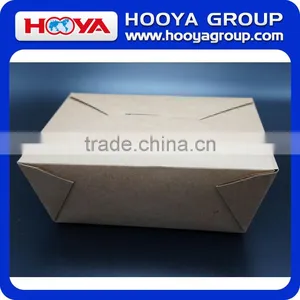 Disposable Brown Kraft Paper Food Packing Box,can Printing LOGO thumbnail-2
