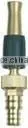 Brass Garden Water Hose Barb Nozzle 1/2" 5/8" 3/4" Adjustable Spary thumbnail-1