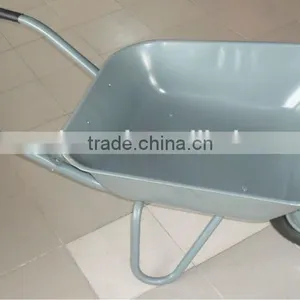 Qingdao Cheap Heavy Duty 150kg 65L Garden Wheelbarrow Manufacture WB6201 thumbnail-5