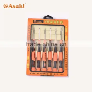 AK-9075 High Grade T3-T8 6pcs Torx Screwdriver Set thumbnail-2