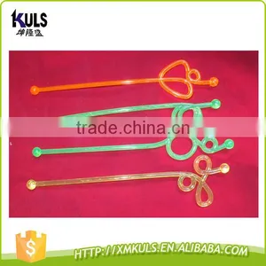 Elegant Coffee Drink Stirrer Novelty Cocktail Custom Plastic Swizzle Sticks Coffee Stirrer thumbnail-2