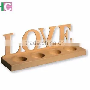 2016 MDF Carved Candle Holders for Christmas thumbnail-4