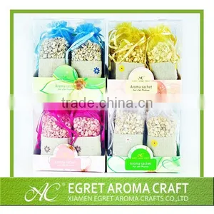 2015 Eco Friendly Home Air Freshener Fabric Sachet Bag for Wardrobe Air Freshener Aroma Sachet Pillow thumbnail-5